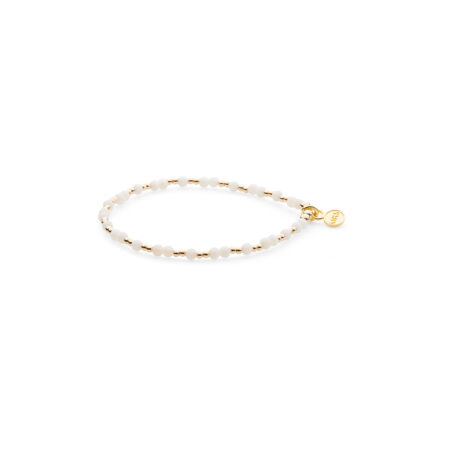 Shanti armband | 3 mm Koraal 2:1