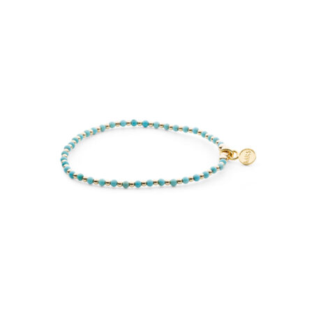 Shanti armband | 2 mm turquoise
